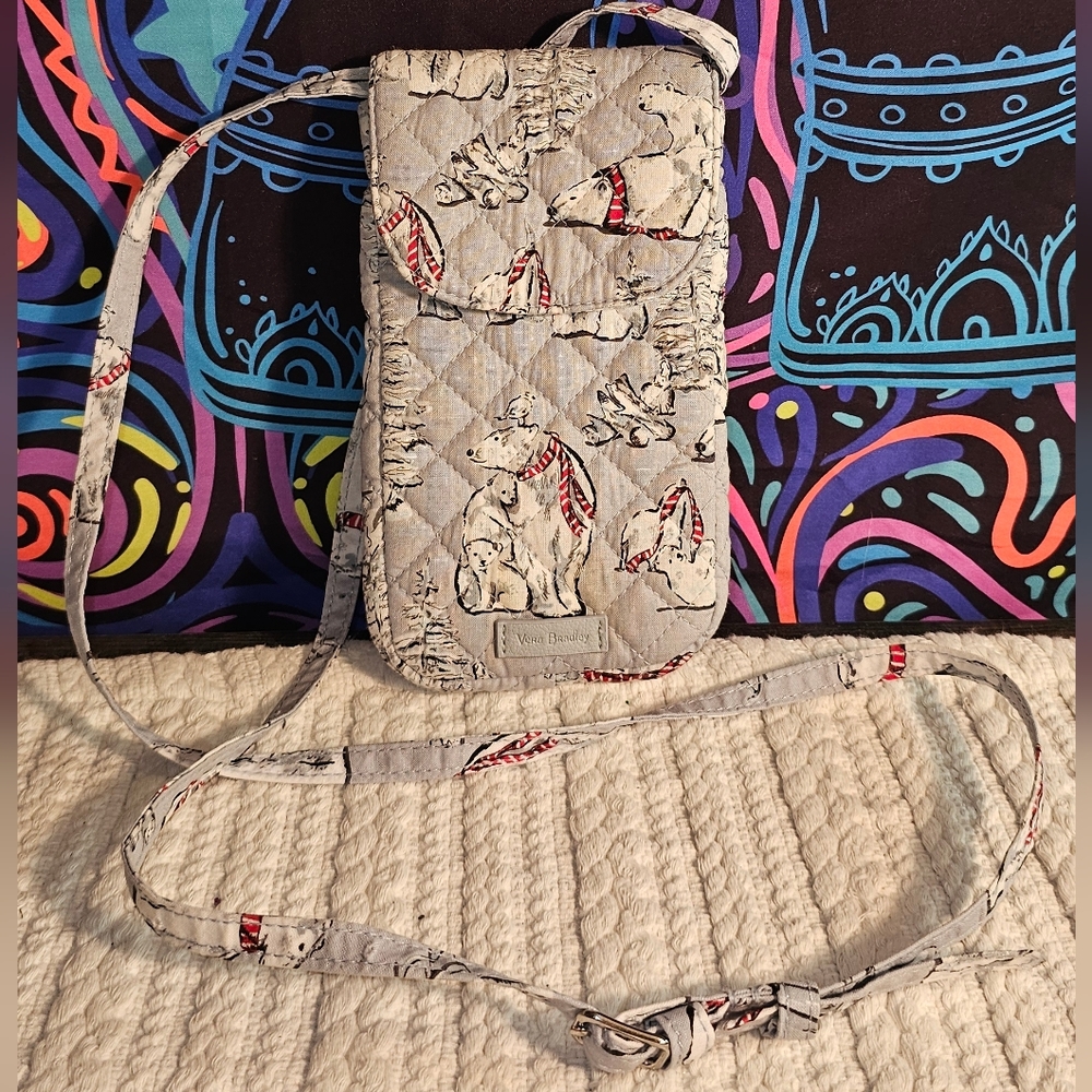 Vera Bradley Carson Cellphone Crossbody Bag